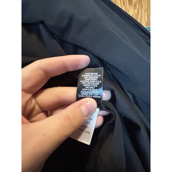 Torrid 3 (3X) Black Midi Mesh Ruffle Surplice Dress Cocktail Party - Picture 11 of 11